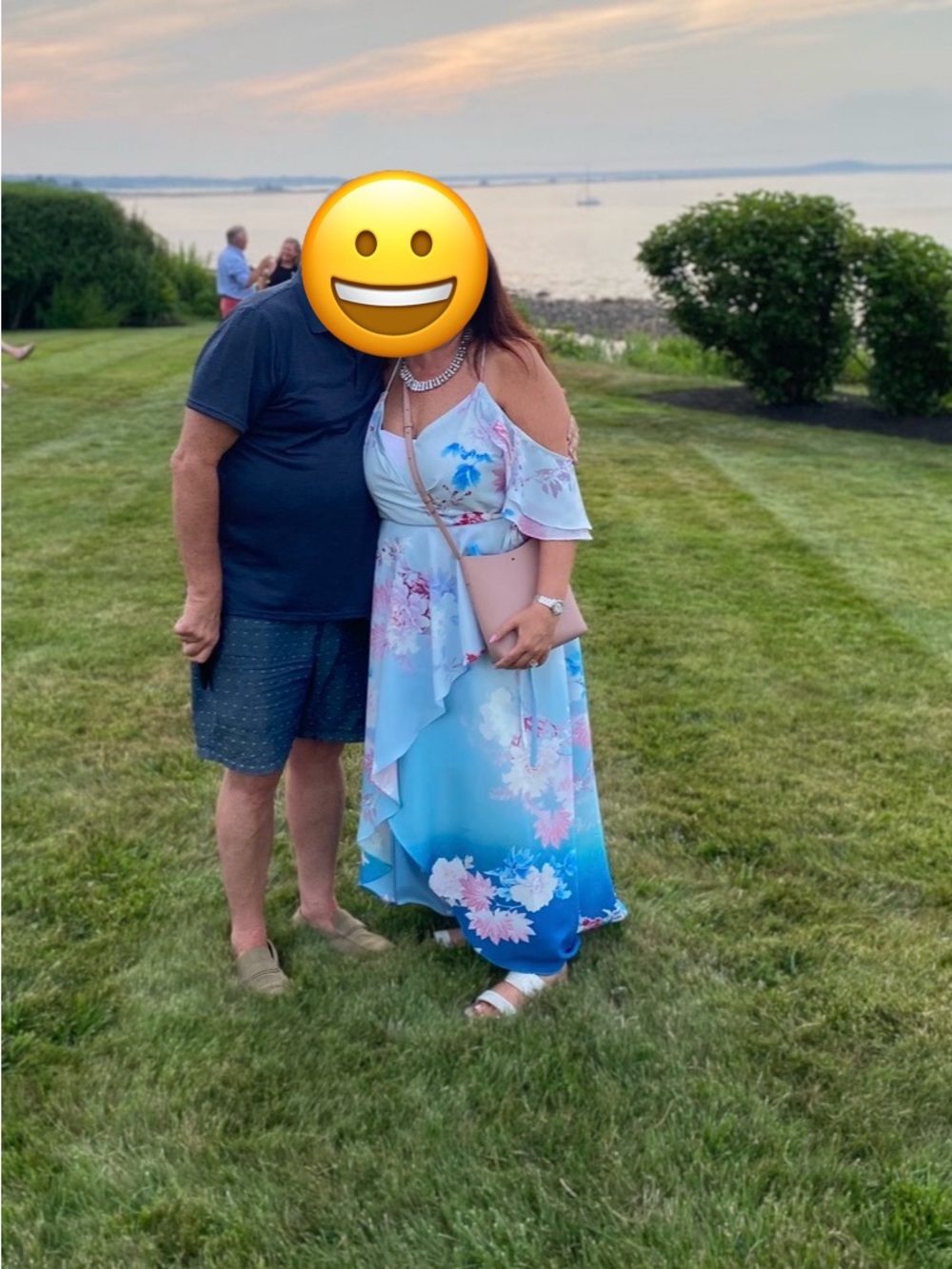 City Chic Blue Floral Maxi Dress